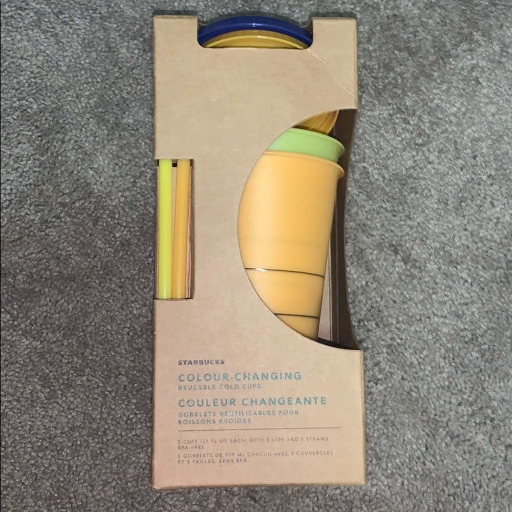 Starbucks color changing cups